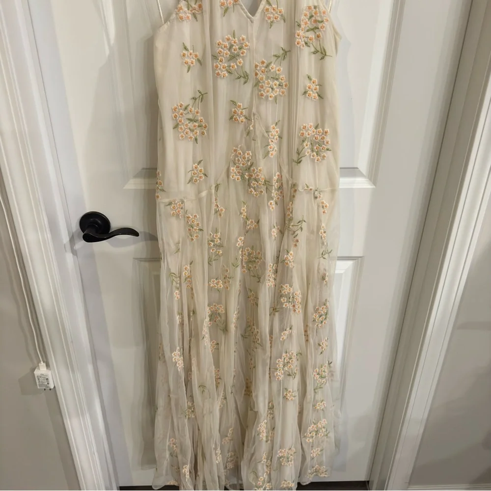 Free People Embroidered Holding On Convertible Maxi Dress - Picture 5 of 15